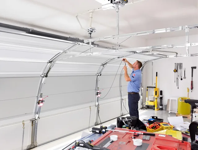 Garage door cable repair service by San Juan Capistrano Garage Door Repair in San Juan Capistrano