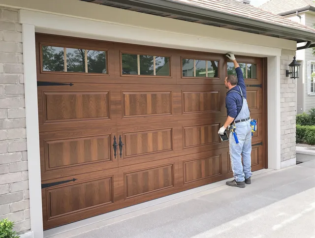 Custom garage door showcase by San Juan Capistrano Garage Door Repair in San Juan Capistrano