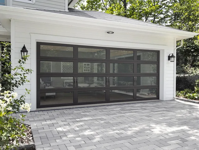 San Juan Capistrano Garage Door Repair design specialist presenting custom garage door options to San Juan Capistrano homeowner