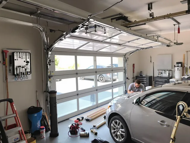 Garage door noise reduction service by San Juan Capistrano Garage Door Repair in San Juan Capistrano