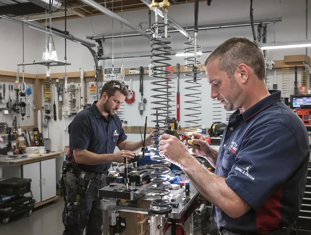 Garage door spring repair service by San Juan Capistrano Garage Door Repair in San Juan Capistrano